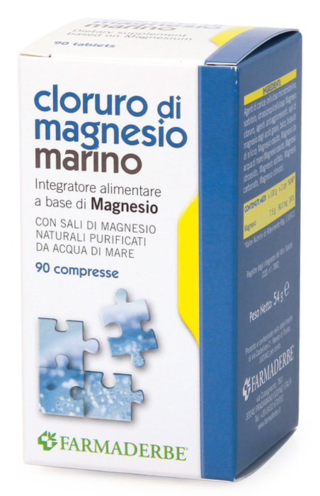 CLORURO DI MAGNESIO MARINO 90 COMPRESSE - farmanauta.it