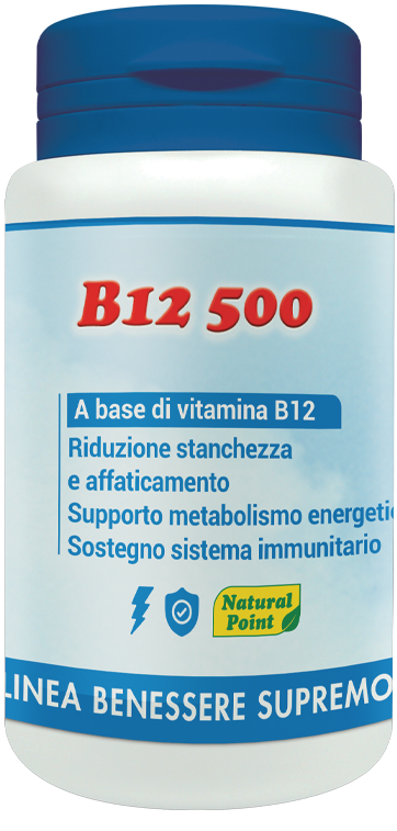 B12 500 CIANOCOBALAMINA 100 CAPSULE VEGETALI - farmanauta.it