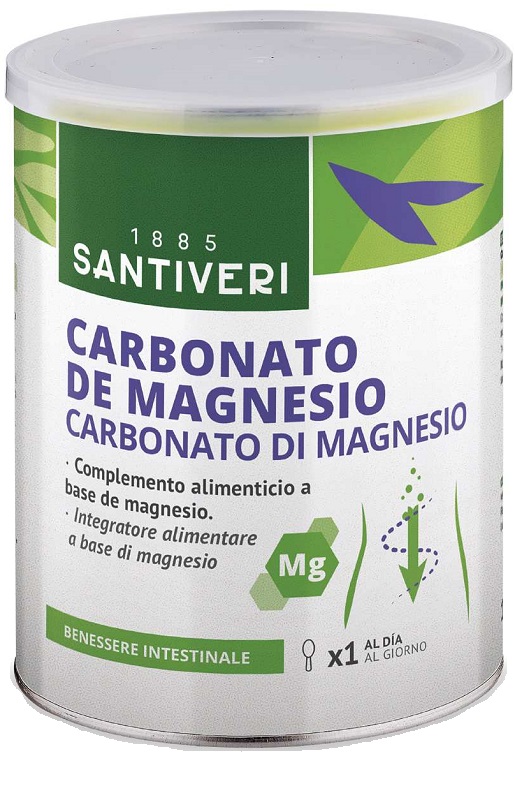 CARBONATO MAGNESIO 110 G SANTIVERI - farmanauta.it