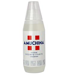DISINFETTANTE IGIENIZZANTE A BASE DI IPOCLORITO DI SODIO ANTIMICROBICO AD AMPIO SPETTRO D'AZIONE AMUCHINA LIQUIDA 100% 500 ML - farmanauta.it