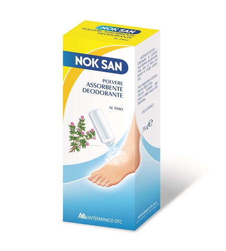 NOK SAN POLVERE ASSORBENTE DEODORANTE 75 G - farmanauta.it