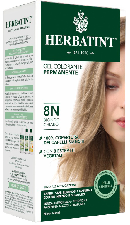 HERBATINT 8N BIONDO CHIARO 150 ML - farmanauta.it
