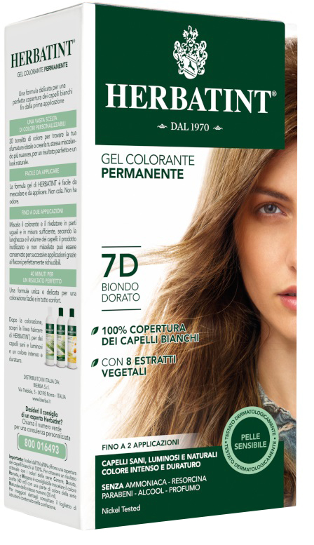 HERBATINT 7D BIONDO DORATO 150 ML - farmanauta.it