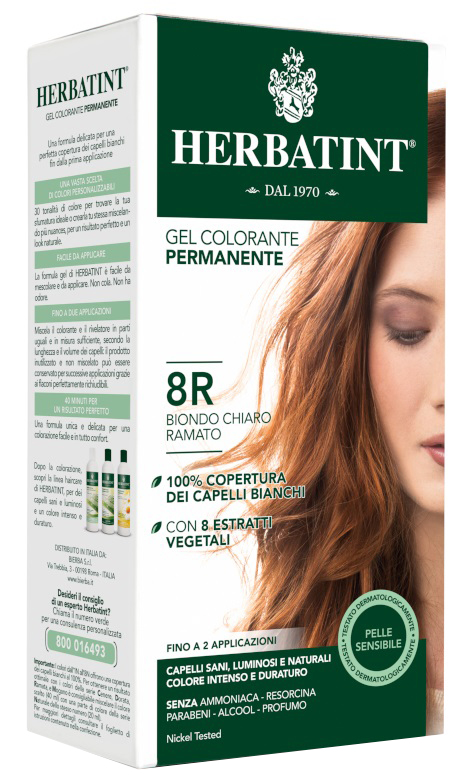 HERBATINT 8R BIONDO CHIARO RAMATO 150 ML - farmanauta.it