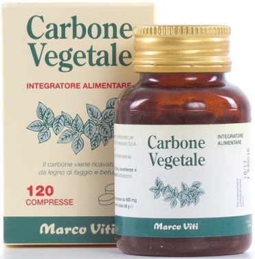 CARBONE VEGETALE 40 COMPRESSE - farmanauta.it