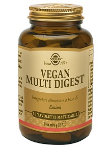 VEGAN MULTI DIGEST 50 TAVOLETTE MASTICABILI - farmanauta.it