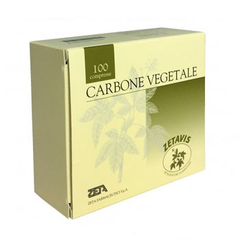 ZETAVIS CARBONE VEGETALE 40 COMPRESSE - farmanauta.it