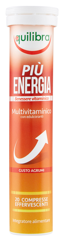 PIU' ENERGIA 20 COMPRESSE EFFERVESCENTI 90 G - farmanauta.it