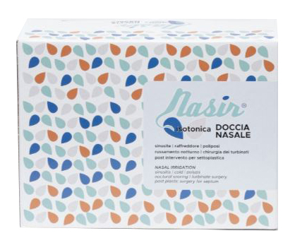 SOLUZIONE FISIOLOGICA ISOTONICA STERILE NASIR IN SCATOLA CON6 SACCHE VERSIONE LUER LOCK DA 500ML - farmanauta.it