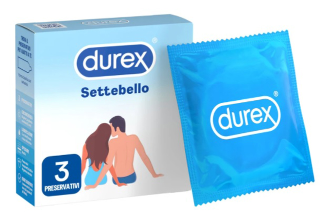 PROFILATTICO DUREX SETTEBELLO CLASSICO 3 PEZZI - farmanauta.it