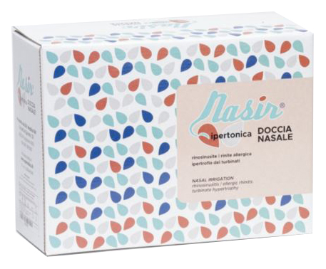 SOLUZIONE FISIOLOGICA IPERTONICA STERILE NASIR 8 SACCHE VERSIONE DA 250ML - farmanauta.it