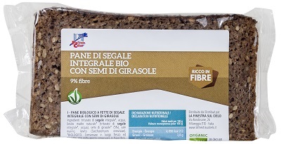 FSC BIOFIBRE+ PANE DI SEGALE INTEGRALE CON SEMI DI GIRASOLE BIOLOGICO AD ALTO CONTENUTO DI FIBRE 500 G - farmanauta.it