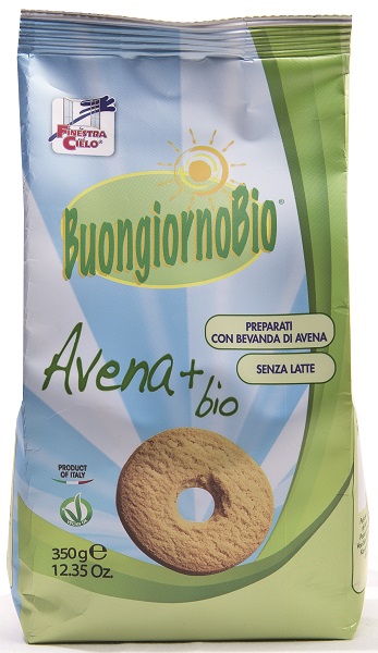 FSC BUONGIORNOBIO BISCOTTI ALL'AVENA+ BIO VEGAN SENZA LATTE 350 G - farmanauta.it