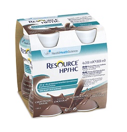 RESOURCE HP/HC CIOCCOLATO 4 BOTTIGLIE 200 ML - farmanauta.it
