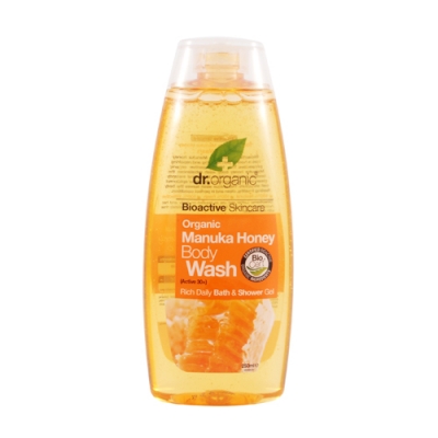 DR ORGANIC MANUKA HONEY MIELE DI MANUKA BODY WASH DETERGENTE CORPO 250 ML - farmanauta.it