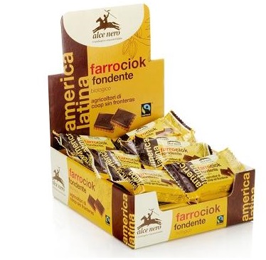 BISCOTTO DI FARRO E CIOCCOLATO FONDENTE BIO FAIRTRADE 28 G - farmanauta.it