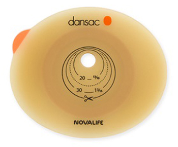 PLACCA PER COLO ILEO ED UROSTOMIA DANSAC NOVALIFE2 70MM RITAAGLIABILE 10-62 - farmanauta.it