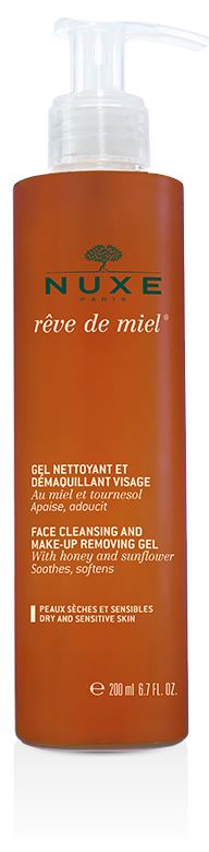 NUXE REVE DE MIEL GEL STRUCCANTE E DETERGENTE 200 ML - farmanauta.it