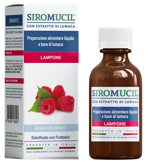 SIROMUCIL PREPARATO ALIMENTARE CON ESTRATTO DI LUMACA AL LAMPONE 150 ML - farmanauta.it