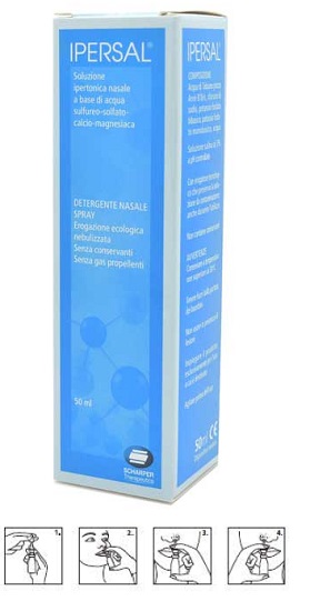 SOLUZIONE IPERTONICA IPERSAL SPRAY NASALE 50 ML - farmanauta.it