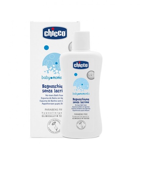 CHICCO COSMETICI BABY MOMENTS BAGNOSCHIUMA 200 ML - farmanauta.it
