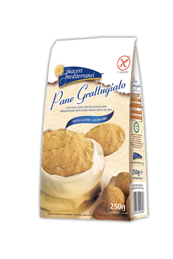 PIACERI MEDITERRANEI PANE GRATTUGGIATO SENZA GLUTINE 250 G - farmanauta.it