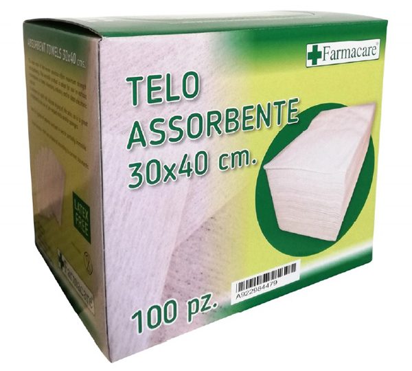 TELO ASSORBENTE 30X40CM 100 PEZZI - farmanauta.it