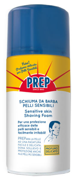 PREP SCHIUMA BARBA PELLE SENSIBILE 300 ML - farmanauta.it