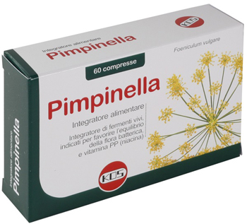 PIMPINELLA INTEGRATORE ALIMENTARE PER APPARATO DIGERENTE 60 COMPRESSE SCATOLA 48 G - farmanauta.it
