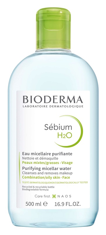 SEBIUM H2O DETERGENTE STRUCCANTE PELLE MISTA 500 ML - farmanauta.it