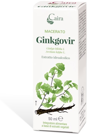 CAIRA GINKGOVIR MACERATO IDROALCOLICO GOCCE 50 ML - farmanauta.it