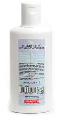 DETERGENTE INTIMO ALL'ARGENTO COLLOIDALE FLACONE 200 ML - farmanauta.it