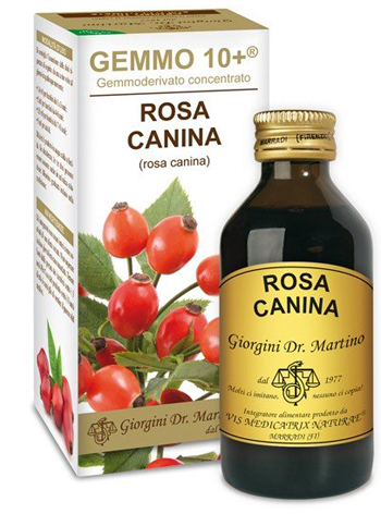 GEMMO 10+ ROSA CANINA LIQUIDO ANALCOLICO 100 ML - farmanauta.it