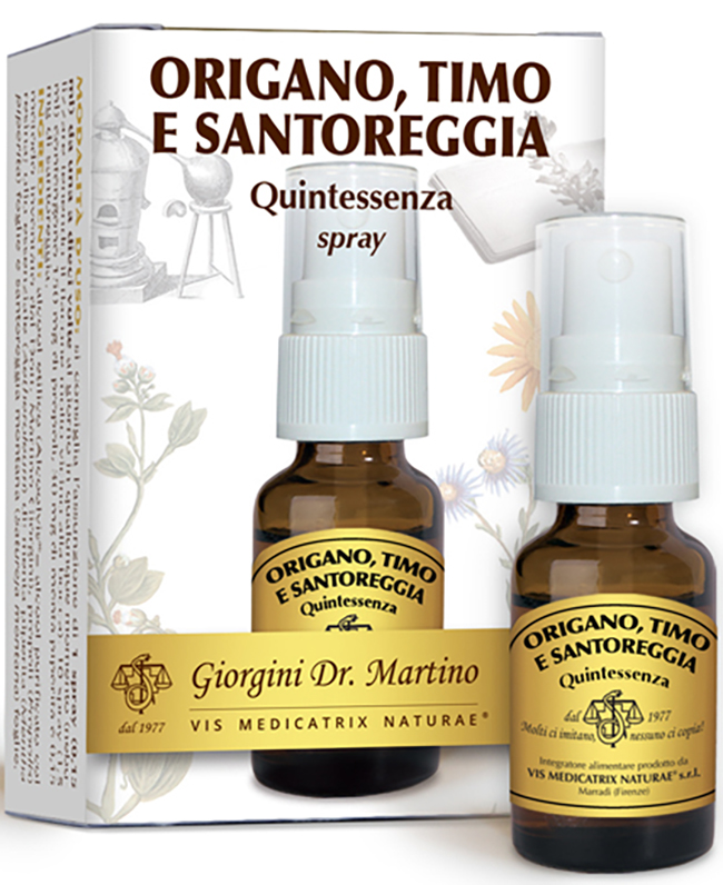ORIGANO TIMO SANTOREGGIA QUINTESSENZA SPRAY 15 ML - farmanauta.it