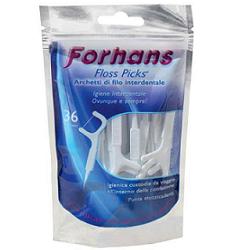 FORHANS ARCHETTI INTERDENTALI FLOSS PICKS 36PZ - farmanauta.it