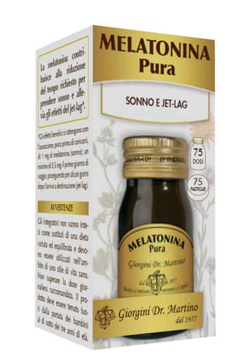 MELATONINA PURA 75 PASTIGLIE - farmanauta.it