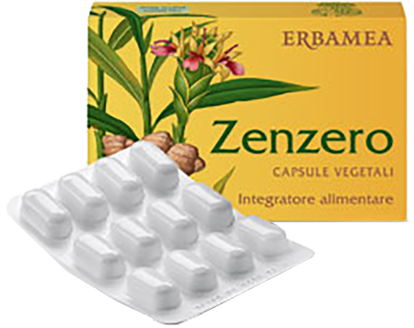 ERBAMEA ZENZERO 24 CAPSULE VEGETALI - farmanauta.it