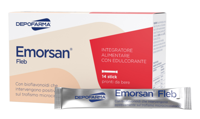 EMORSAN FLEB 14 BUSTINE STICK PACK 15 ML - farmanauta.it