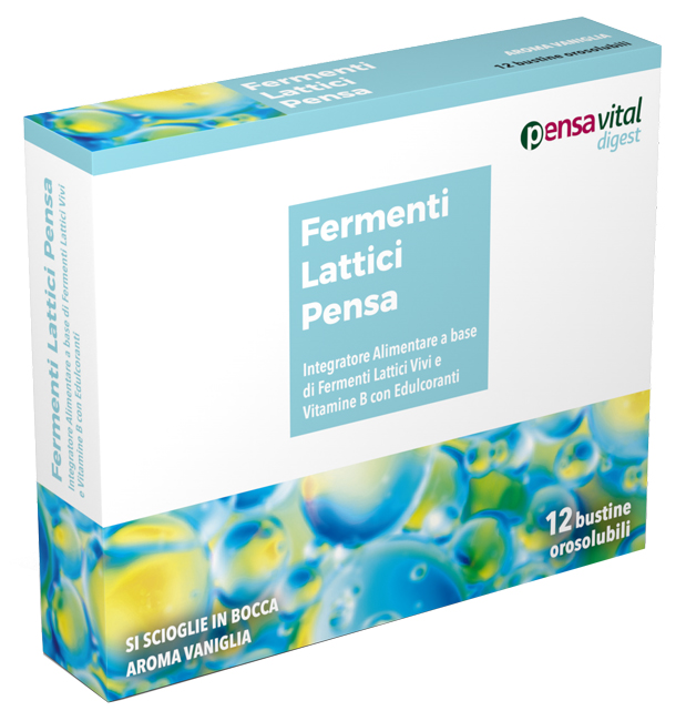 FERMENTI LATTICI VIVI E VITAMINE B 12 VANIGLIA BUSTINE OROSOLUBILI - farmanauta.it
