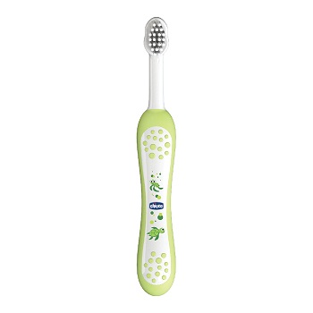 CHICCO SPAZZOLINO PRIMI DENTI DA LATTE VERDE 6-36 MESI - farmanauta.it
