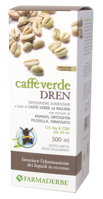 CAFFE' VERDE DRENANTE 500 ML - farmanauta.it
