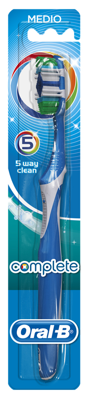 ORALB COMPLETE 5 IN 1 SPAZZOLINO MEDIO TESTINA 40 MM - farmanauta.it