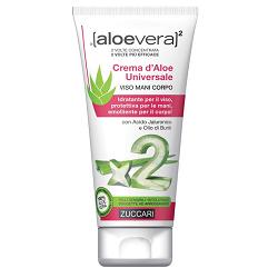 ALOEVERA2 CREMA D'ALOE UNIVERSALE VISO MANI E CORPO 75 ML - farmanauta.it