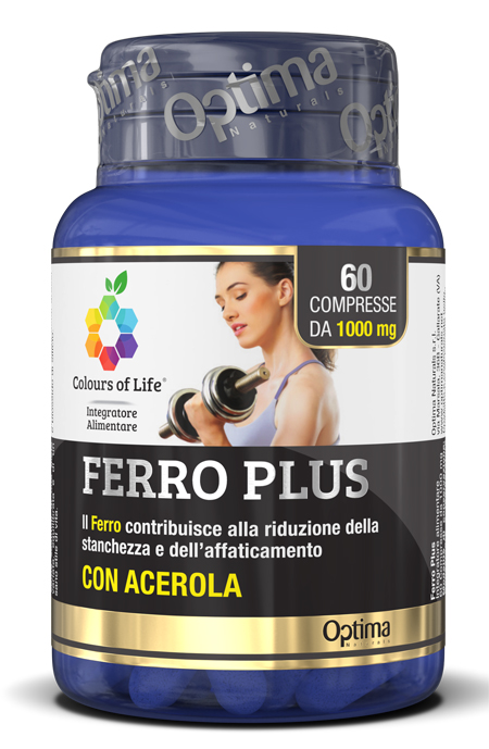 COLOURS OF LIFE FERRO PLUS 60 COMPRESSE 1000 MG - farmanauta.it
