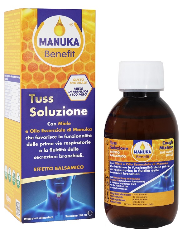 MANUKA BENEFIT TUSS SOLUZIONE 140 ML - farmanauta.it