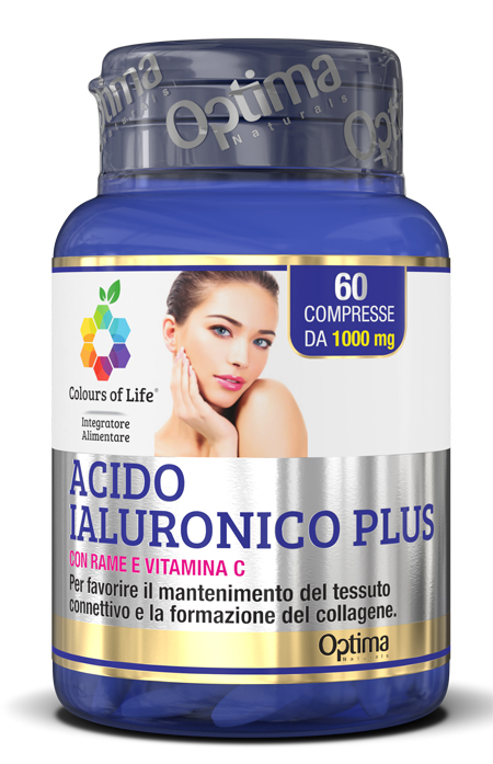 COLOURS OF LIFE ACIDO IALURONICO PLUS 60 COMPRESSE 1000 MG - farmanauta.it