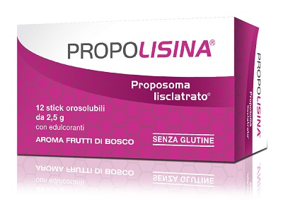 PROPOLISINA FRUTTI DI BOSCO 12 STICK OROSOLUBILI - farmanauta.it