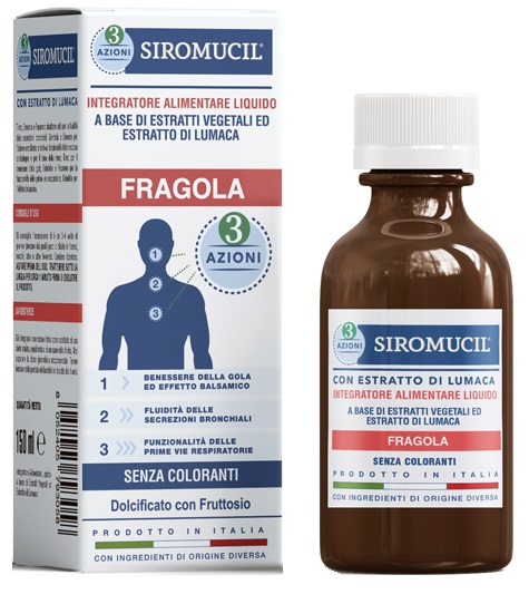 SIROMUCIL 3 AZIONI FRAGOLA 150 ML - farmanauta.it
