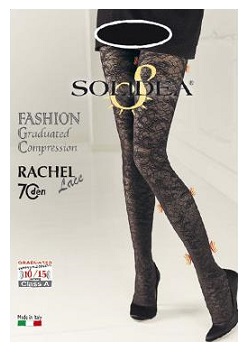 RACHEL LACE 70 COLLANT FANTASIA NERO 1-S - farmanauta.it