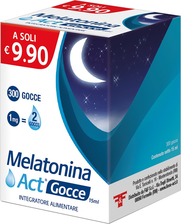 MELATONINA ACT GOCCE 15 ML - farmanauta.it